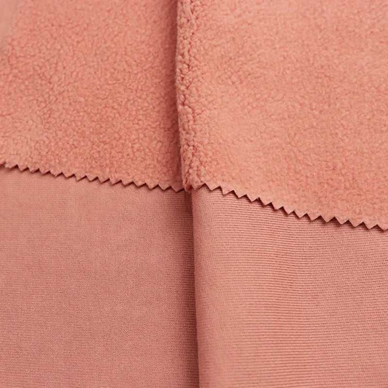 Wholesale 100 Cotton Fabric Polar Fleece Textile Fabric Brushed Knitted Combed Cotton Terry Fleece Fabric For Hoodies