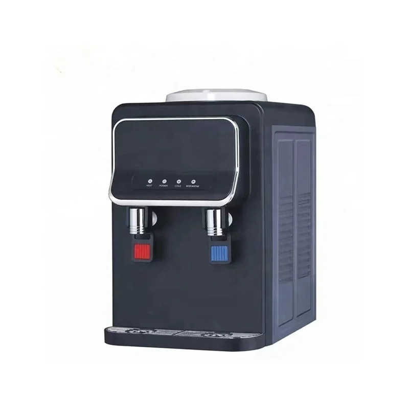 Pipeline Black Silver UK EU Plug 2 Tags Compressor Cooling Hot Cold Water Dispenser