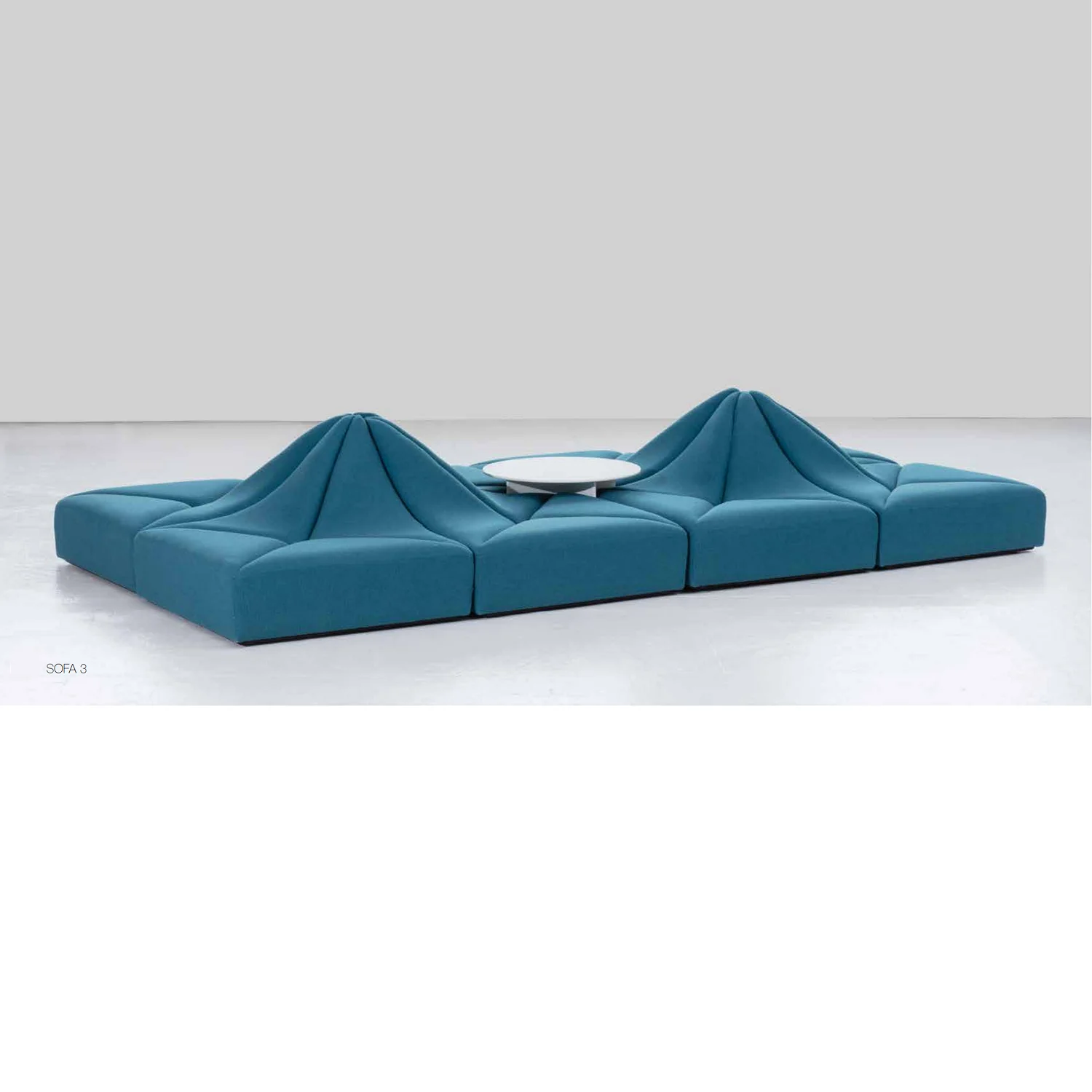 Custom Size Sofa Indoor Home Furniture Blue Velvet Huge Modular Sofas For Living Room