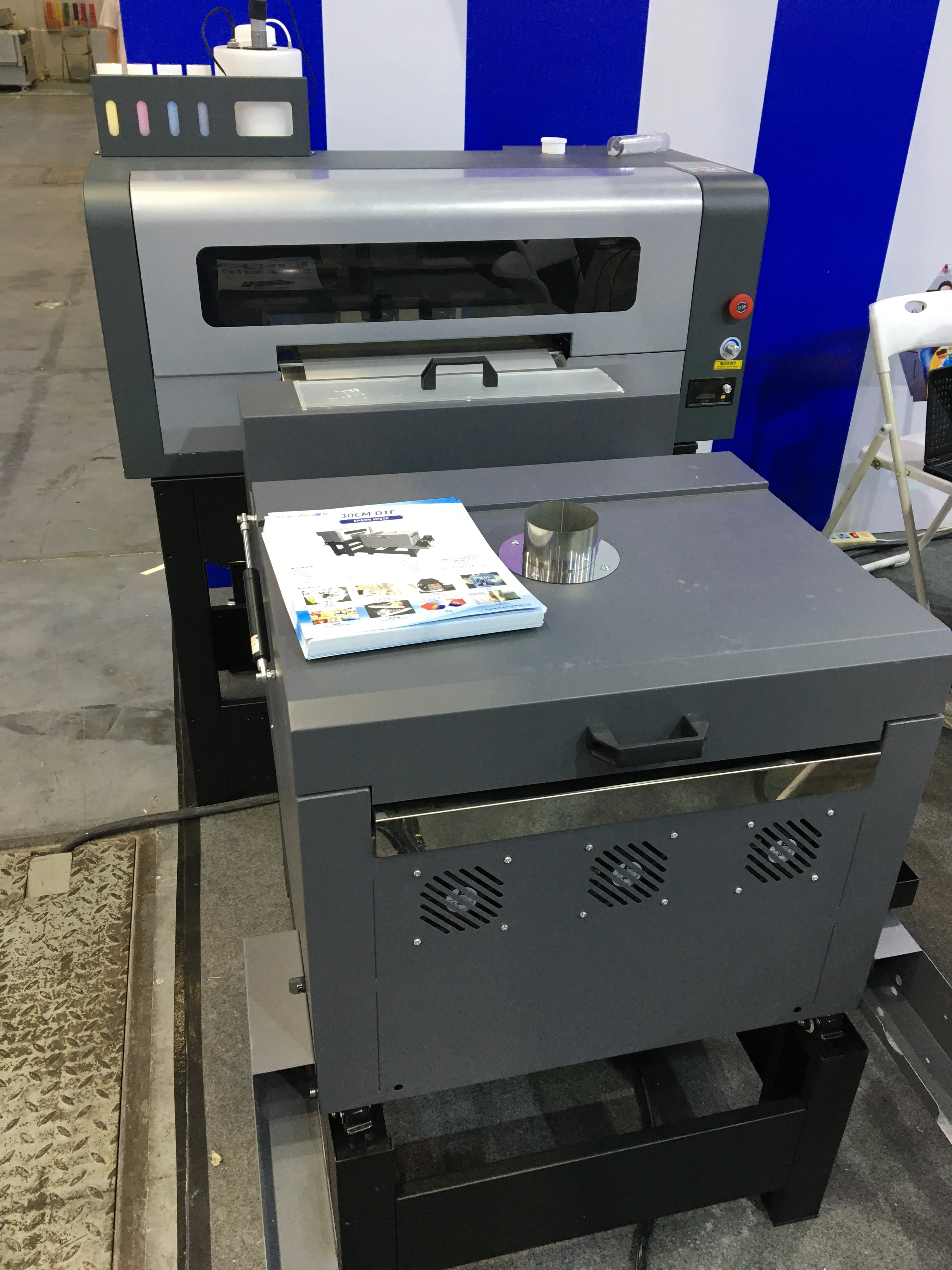 A2 42cm size textile fabrics  printer  smart touch screen DIY pet film industrial dtf printer