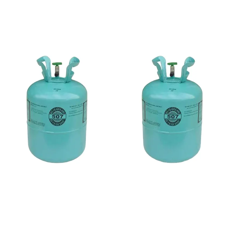 99.99% purity r507 refrigerant gas 11.3kg mixed refrigerangt gas