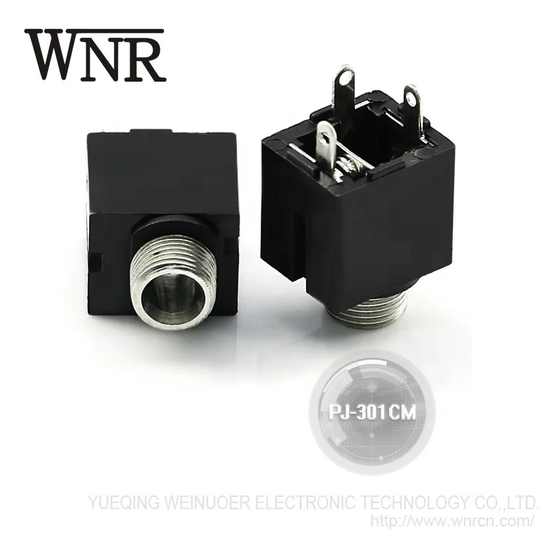 Wnre PJ-301B 3 5 мм 4-контактный разъем для наушников аудио jack