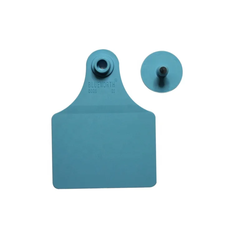 
 Blueworth ТПУ гравировки крупного рогатого скота Ушные бирки желтый 100 пар/упак.  