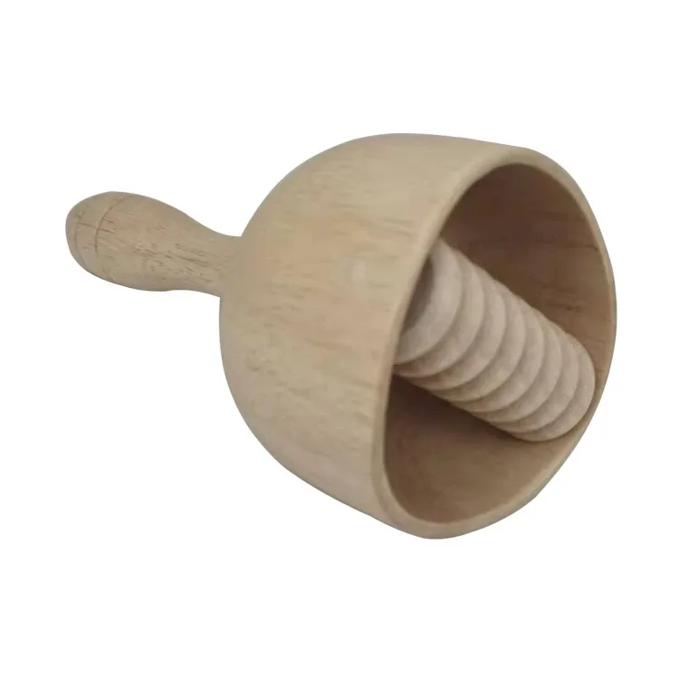 Anti Cellulite Wooden Hand-held Massage Cup for the Treatment of Lymphatic Drainage Massager Body Tool
