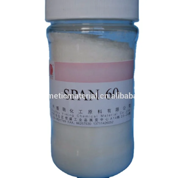 Sorbitan Monostearate (Span-60) used as defoaming agent