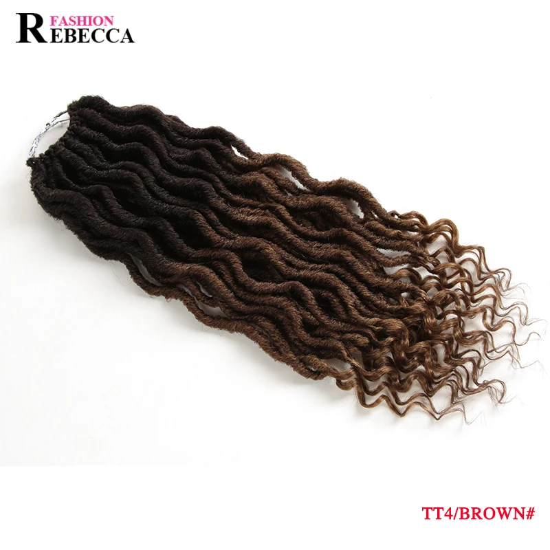 Rebecca Fashion ombre synthetic crochet braid hair twist braid hair hot sale crochet braid hair extensions