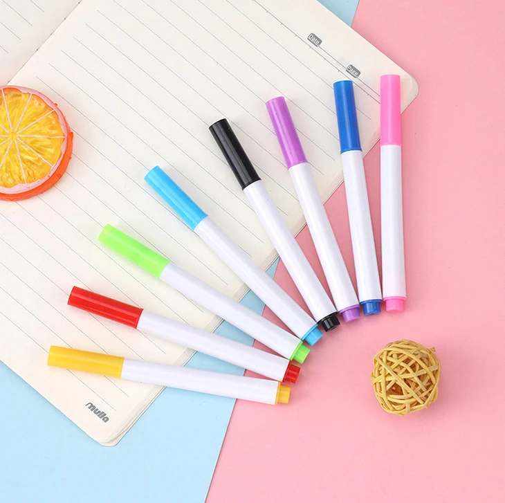 non-toxic extra fine whiteboard marker pen dry erase multiple colors mini white board markers for school and office