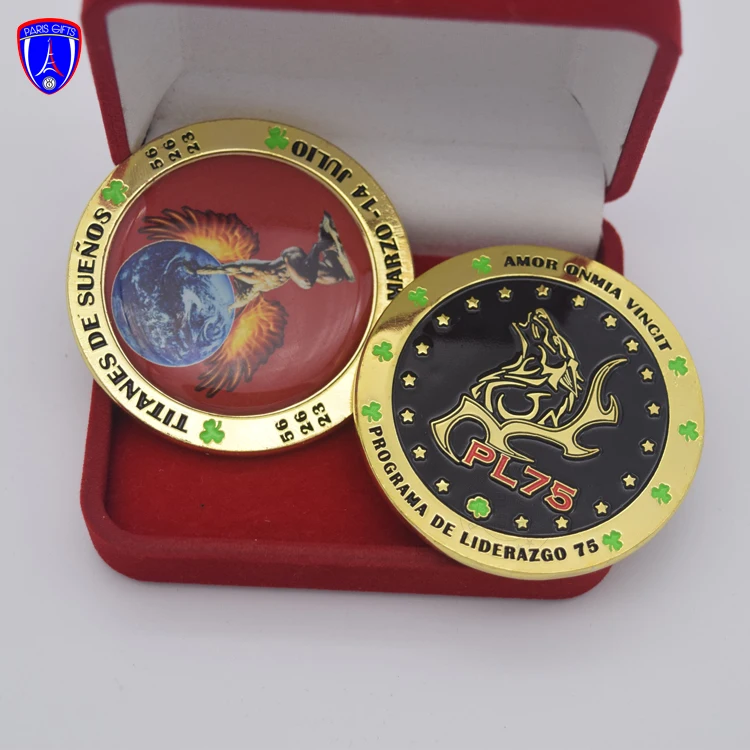 Эмалированная эпоксидная купольная монета с гигантом мечты по заводской цене высокого качества