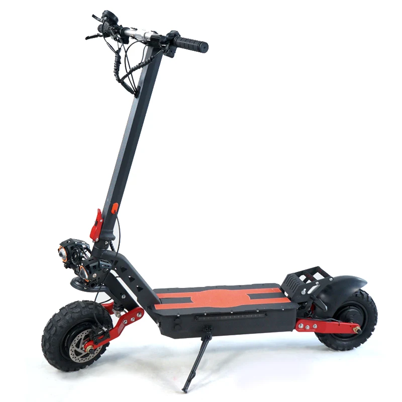 60v 5600 Вт Двойной Мотор e скутер 11 дюймов внедорожный trotinette electrique мощный взрослых Электрический самокат с сиденьем