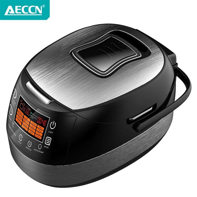 AECCN заводская цена 5L 860W 1D Сенсорная панель ЖК-дисплей с двойным покрытием внутренний горшок ручкой кухонные приборы Olla Arrocera