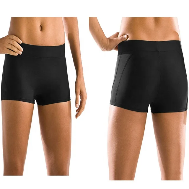 Women Spandex Volleyball Shorts Compression Workout Shorts Running Active Gym