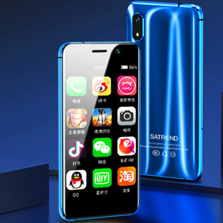 
mini 4G celular Phone Satrend S11 3.22 Inch MTK6739 2GB 16GB Android 7.1 telefone Hotspot WIFI GPS Mini Children Smartphone 