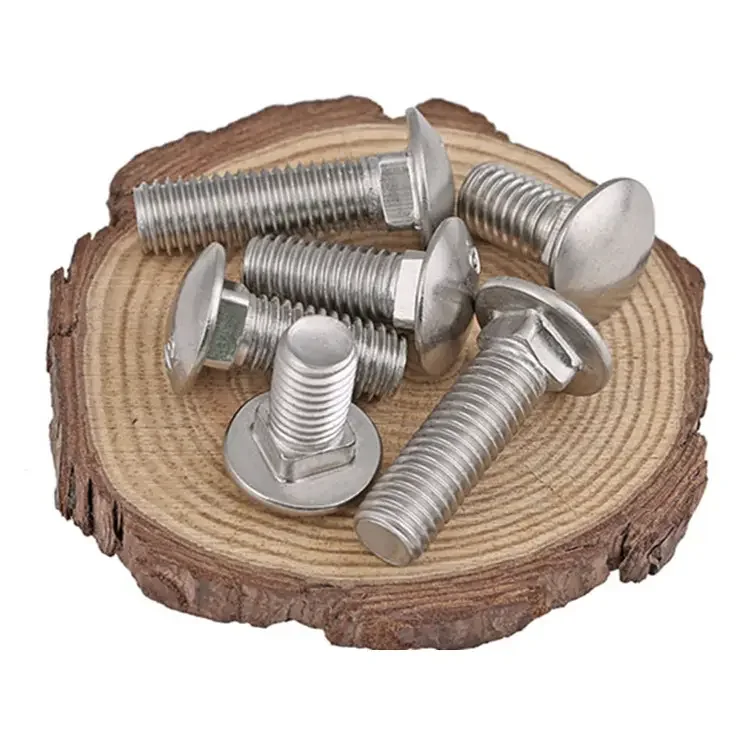 DIN603 Coach Bolts Hot Selling Stainless Steel Titanium Alloy Steel Customized Square Neck Mushroom Round Head Carriage bolt