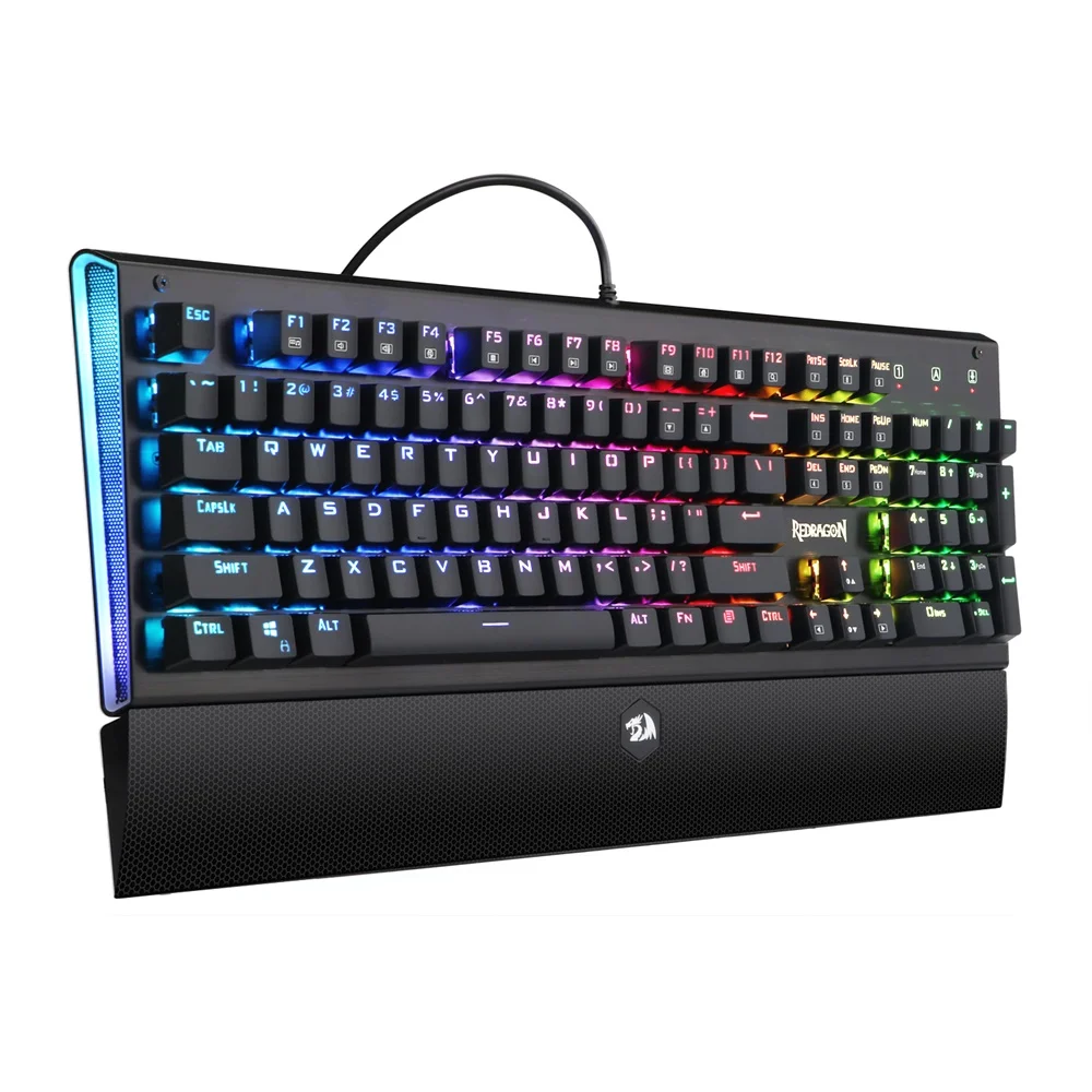Redragon K569 USB wired RGB backlit led mechanical pc computer gaming gamer keyboard