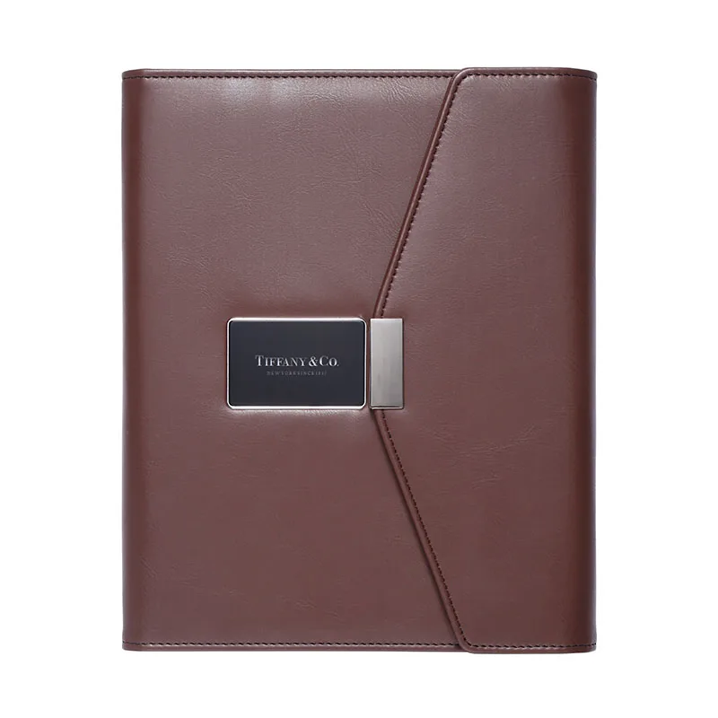 NEW Wholesale High Quality Notebook with Wireless Powerbank Phone Charger A5 Diary Planner Business Office Gift Leather Diary