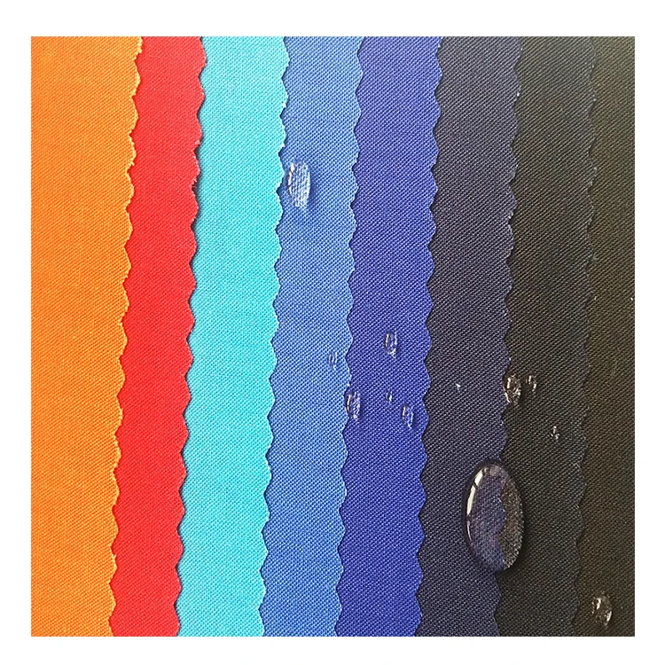 wholesale oekotex breathable TC waterproof spandex twill fabric for industry workwear