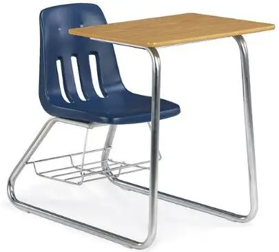 Economic School Furniture Student Desk and Chair Set for Classroom