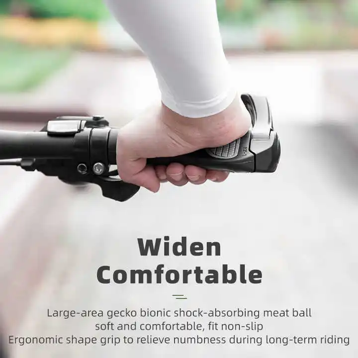 ROCKBROS Bicycle Handlebar Grips hot Selling Mountain Road Bicycle Handlebar Grips Ergonomic Rubber Bike Handle Bar Grips