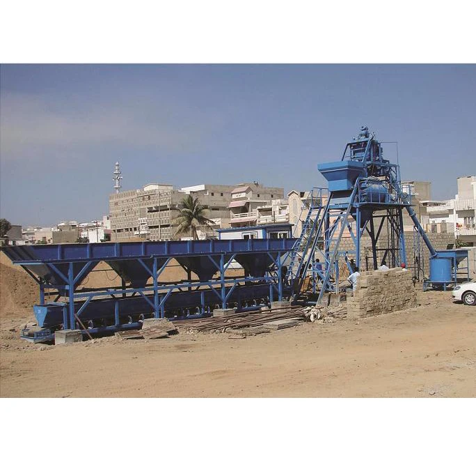 CBP35S mini concrete machinery portable small cement concrete mixing batching plant prices for sale