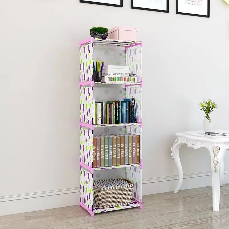 Простой и современный книжный шкаф для спальни