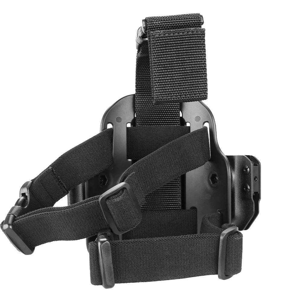 Gun&flower Drop Legs Holster with Magazine Holster Polymer Material Case
