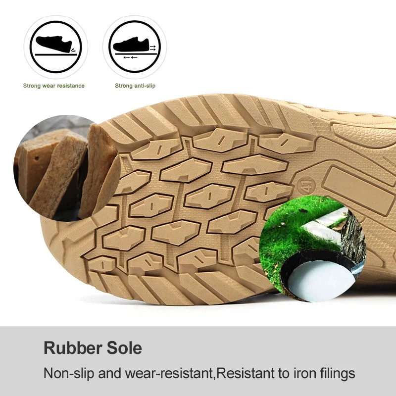 Новые ботинки с защитой от ударов и ударов, легкие дышащие повседневные ботинки