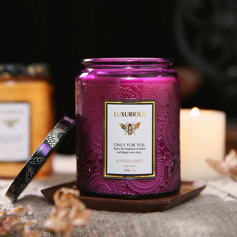 Wholesale Natural Soy Wax Candle Gift Set Tealight Luxury Container Scented Candles