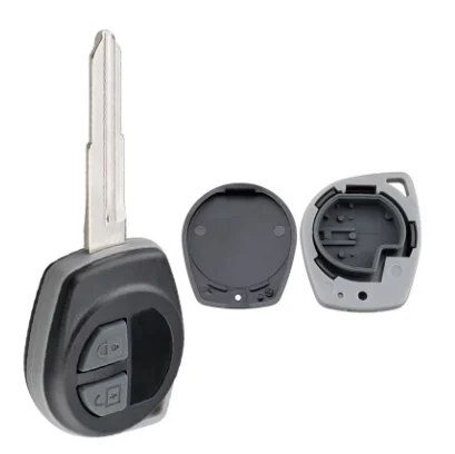 2 Buttons Car Key Fob Case Shell Replacement Remote Cover Car Key Accessories Fit for SUZUKI Vitara Swift Ignis SX4 Liana
