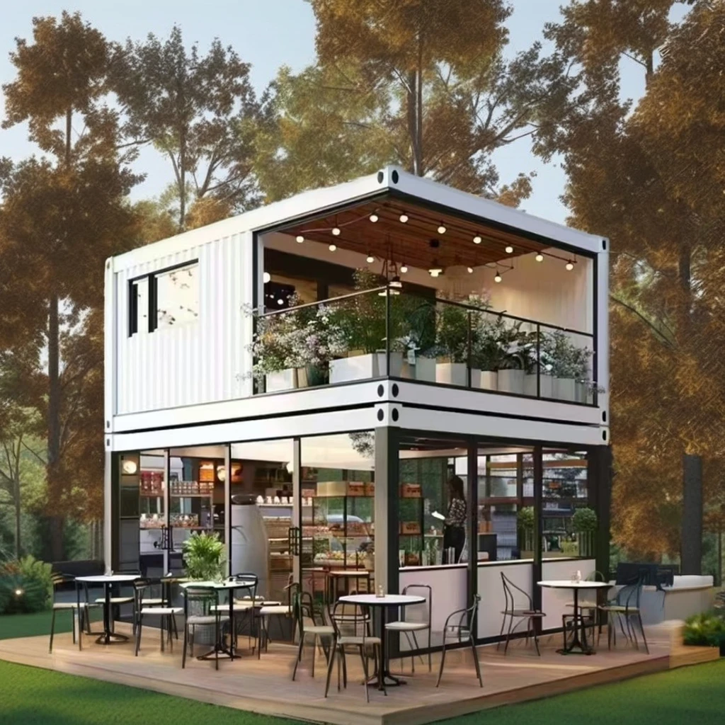 Container mobile home custom factory direct sales fireproof rock wool color steel house