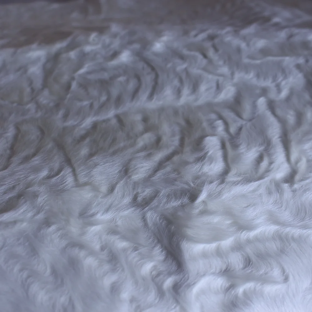 60cm x 120cm Chinese baby lamb skin pelt plate kid karakul xianggao lamb fur blanket flat curly hairs