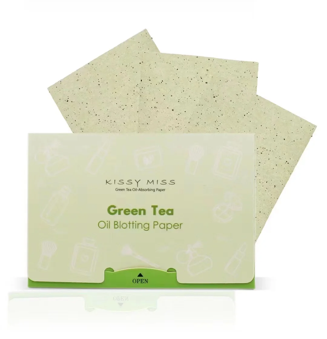 green tea oil blotting paper  100sheets