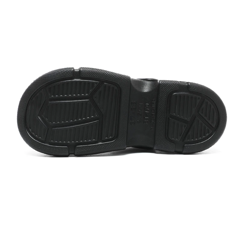 Women Thick Soled Perforated Shoes Summer Height Increase Outdoor Breathability Lightweight Slip-on Garden Clogs Shoes