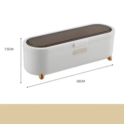 Modern Kitchen Accessories 4 Grids Condiments Spices Seasoning Container Organizer Box with spoon