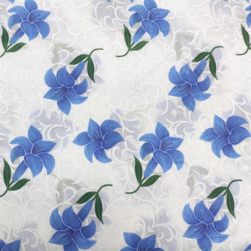 Hot Selling Woven Beauty Roses Floral Print 4 Way Stretch 95% Polyester 5% Elastane Fabric Printing Fabric For Dress Woman