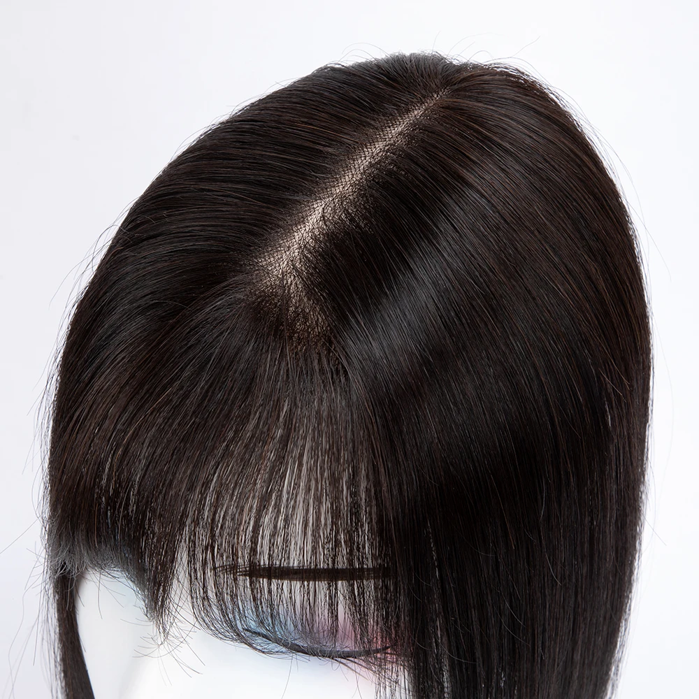 Factory Hot Selling Hair System Mono Toupee for Women Natural Straight Chinese Cuticle Remy Hair Topper  in stock