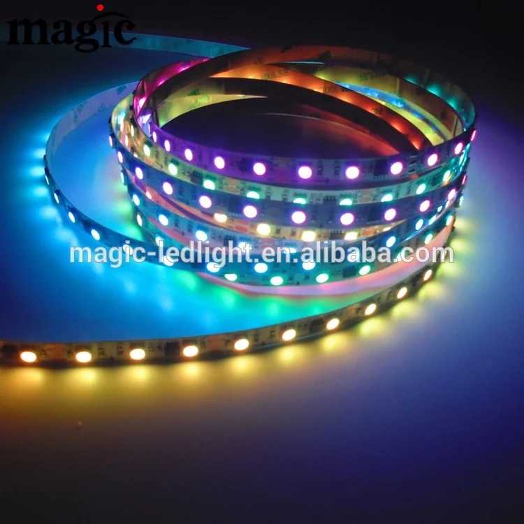 Светодиодная лента WS2811 IP20 IP65 IP67 IP68 60 светодиодов на метр адресная 300 RGB Epistar 24 в 12 В