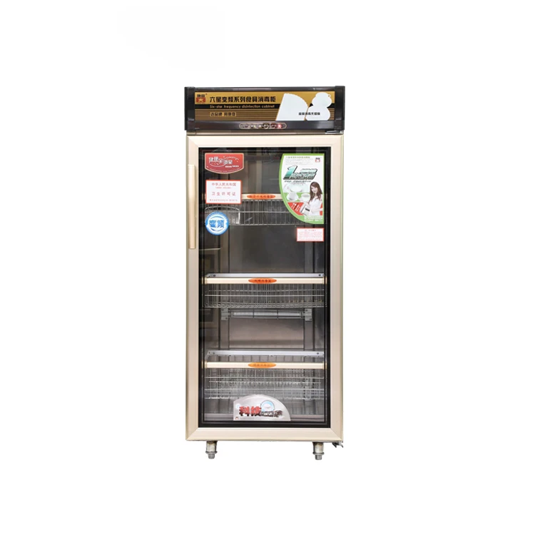 Hot Air Circulation Commercial Hotel Restaurant Kitchen Equipment Tableware Ozone Dish UV Sterilizer Disinfection Cabinet With T