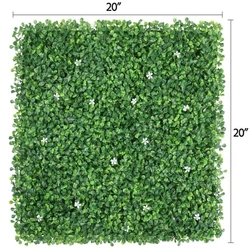 Wholesale Plastic Topiary Plant Vertical Garden Artificial Boxwood Hedge Green Grass Wall Panels For Outdoor Decoration