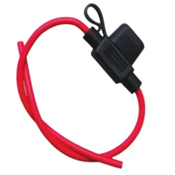 standard blade fuse holder WITHOUT LINE COLOUR black suitable for ATO ATC STANDARD BLADE FUSE