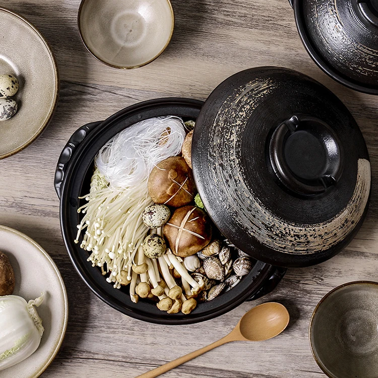 China manufacturer practical pot set cookware set cooking ceramic pots for cooking