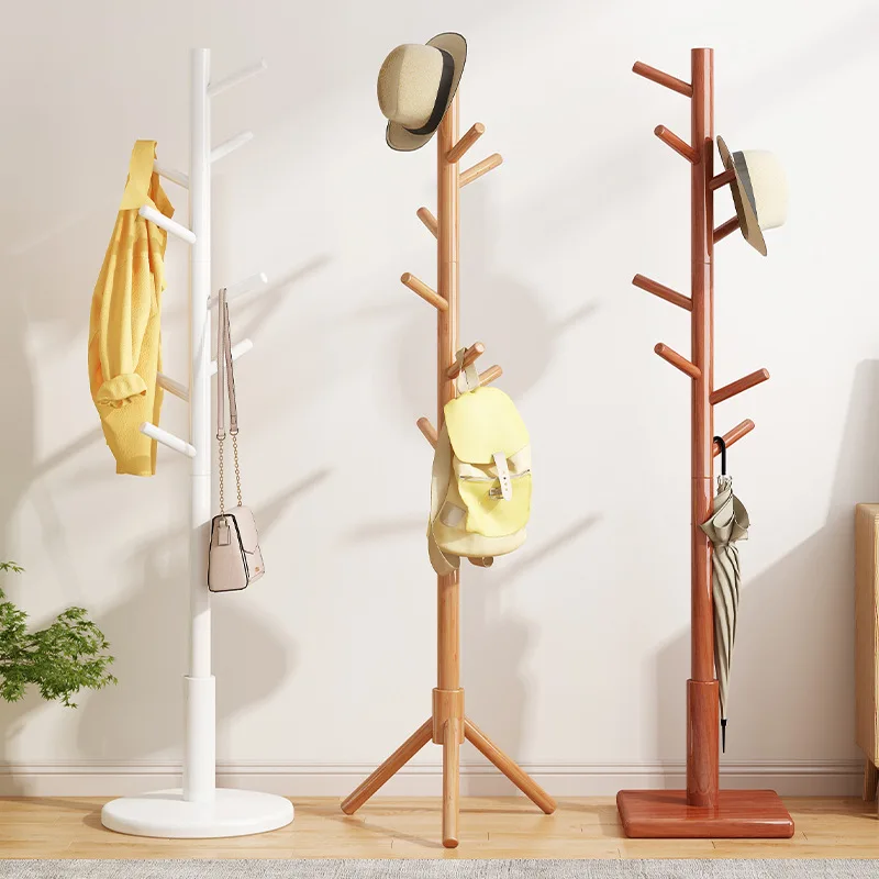 Best Selling Standing Clothes Hanger Home Garment Cowboy Hat Hanging Rack Stand For Living Room Floor Wooden Coat Racks