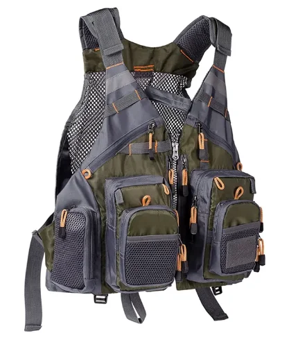 Fishing Vest for Men and Women Waterproof Insulated for Fly Bass Fishing Water Sports like Kayaking Sailing Boating