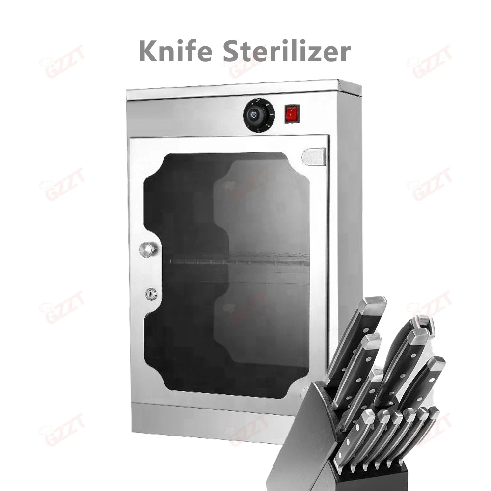 Full Stainless Steel Automatic Table Type Wall-hung type Special Disinfection Cabinet For Knife knives with 60 minutes timer