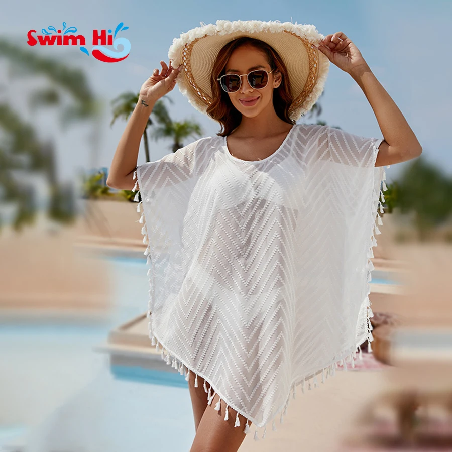 Women Swimwear Cover Chiffon Bikini Cover Up Beach Dress Swimsuit Bathing Suit Summer Cover Ups