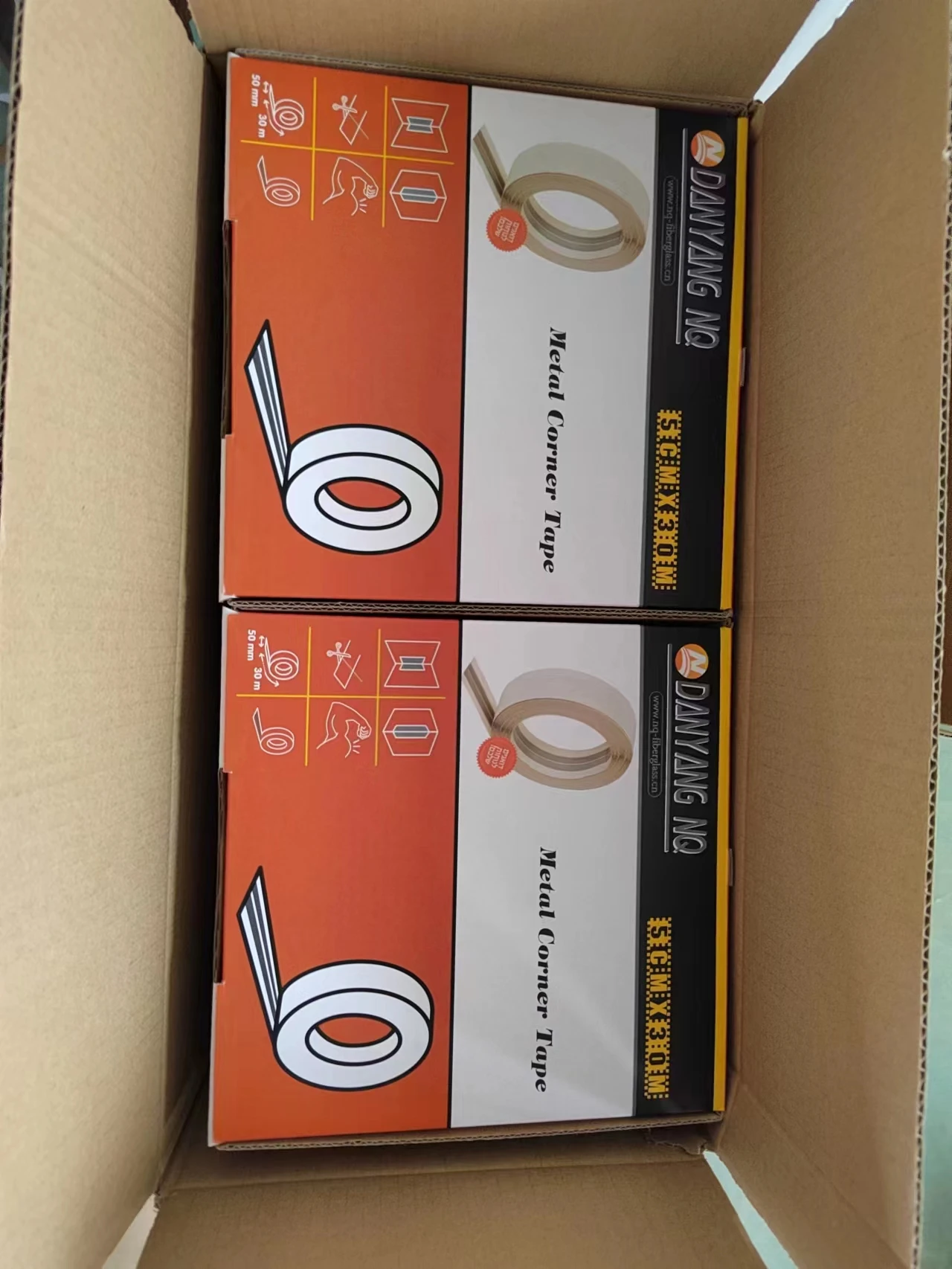 NQFIBER 5 см x 30 м алюминиевая и оцинкованная стальная гипсокартон Гибкая Металлическая Угловая лента соединительная штукатурка Защитная