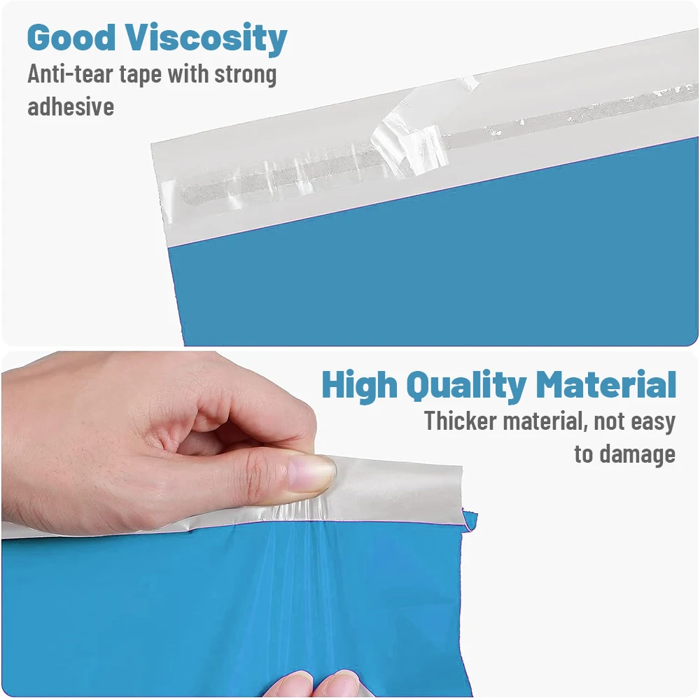 Brand New Custom Cute Poly Mailer Biodegradable Iridescent Mailing Black Shipping Bag Cheap Express Bags