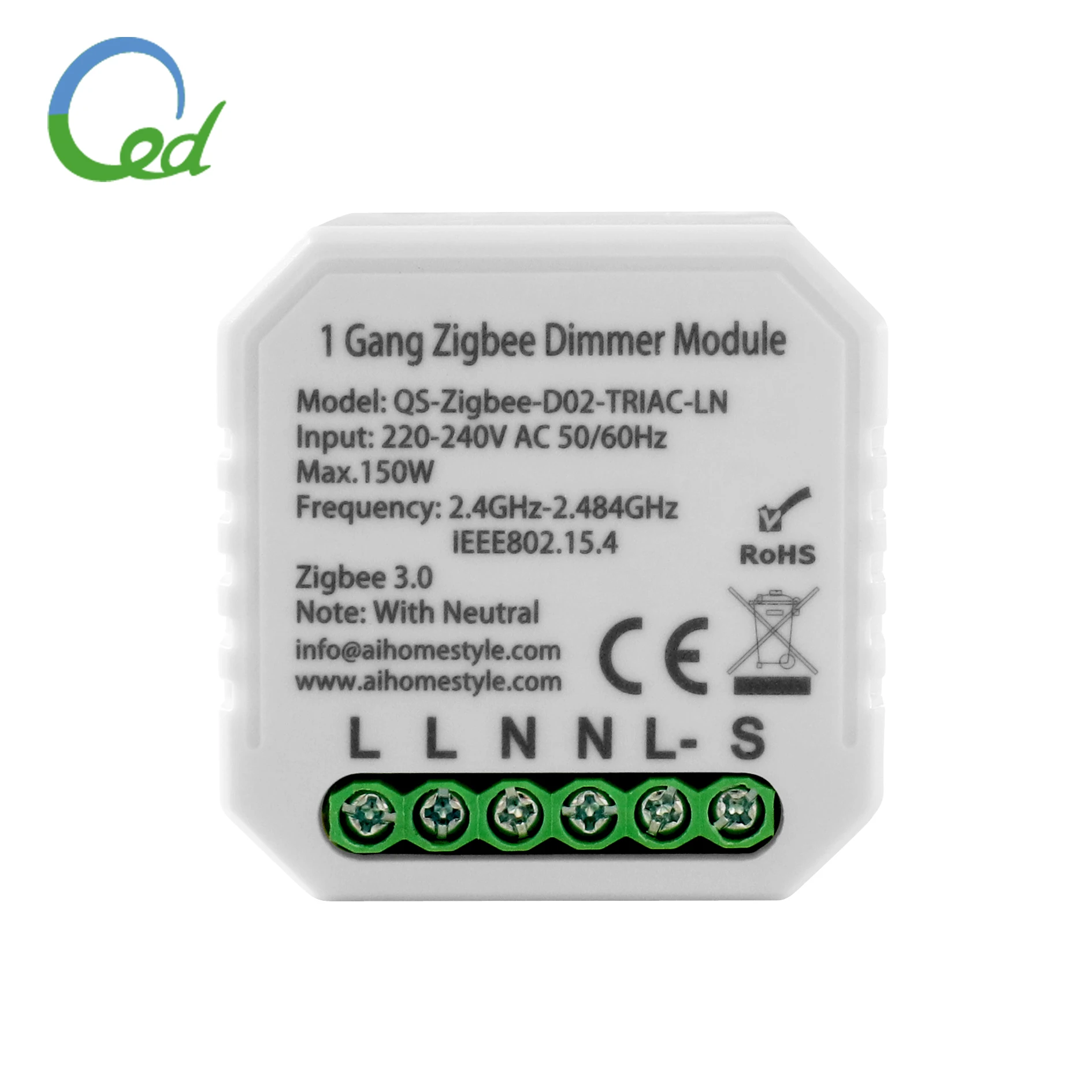 2020 new Zigbee 3.0 dimmer switch module smart lighting control