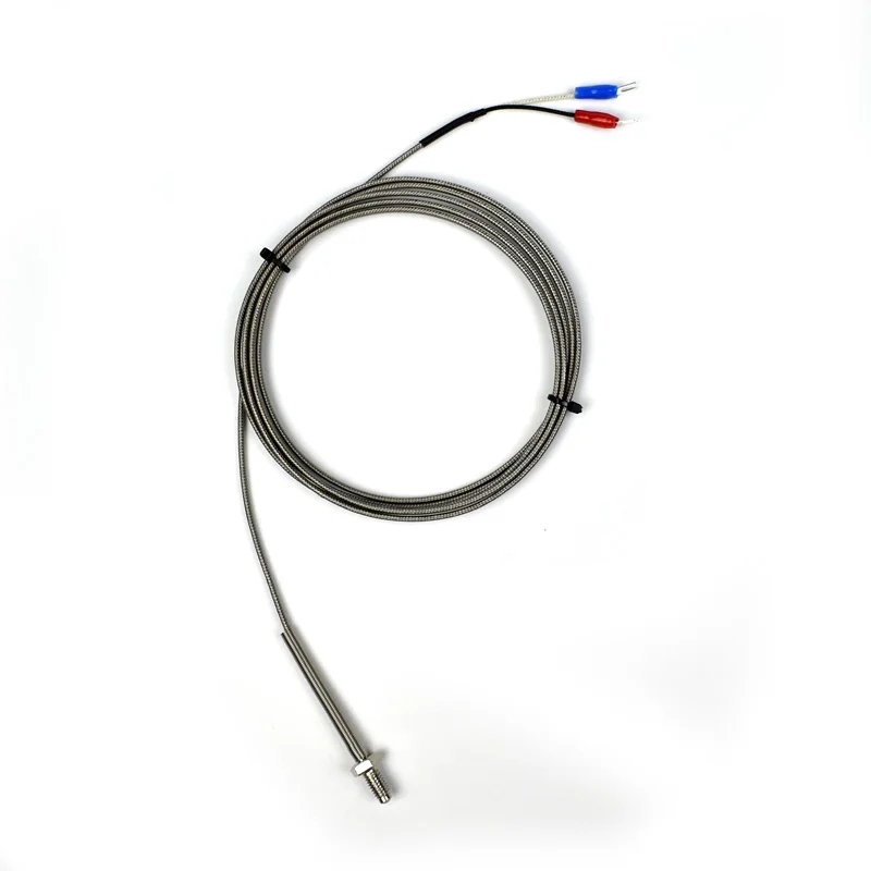 Slight heat Waterproof Thermocouple Thread M6 Screw Type K 1/2/3/4/5m type k thermocouple penetration probe