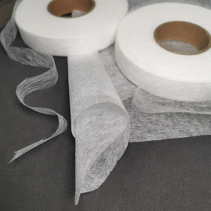 PA Glue Fusible Interlining Double Side fusible interlining  Hot Melt Adhesive Tape for Tailoring Materials
