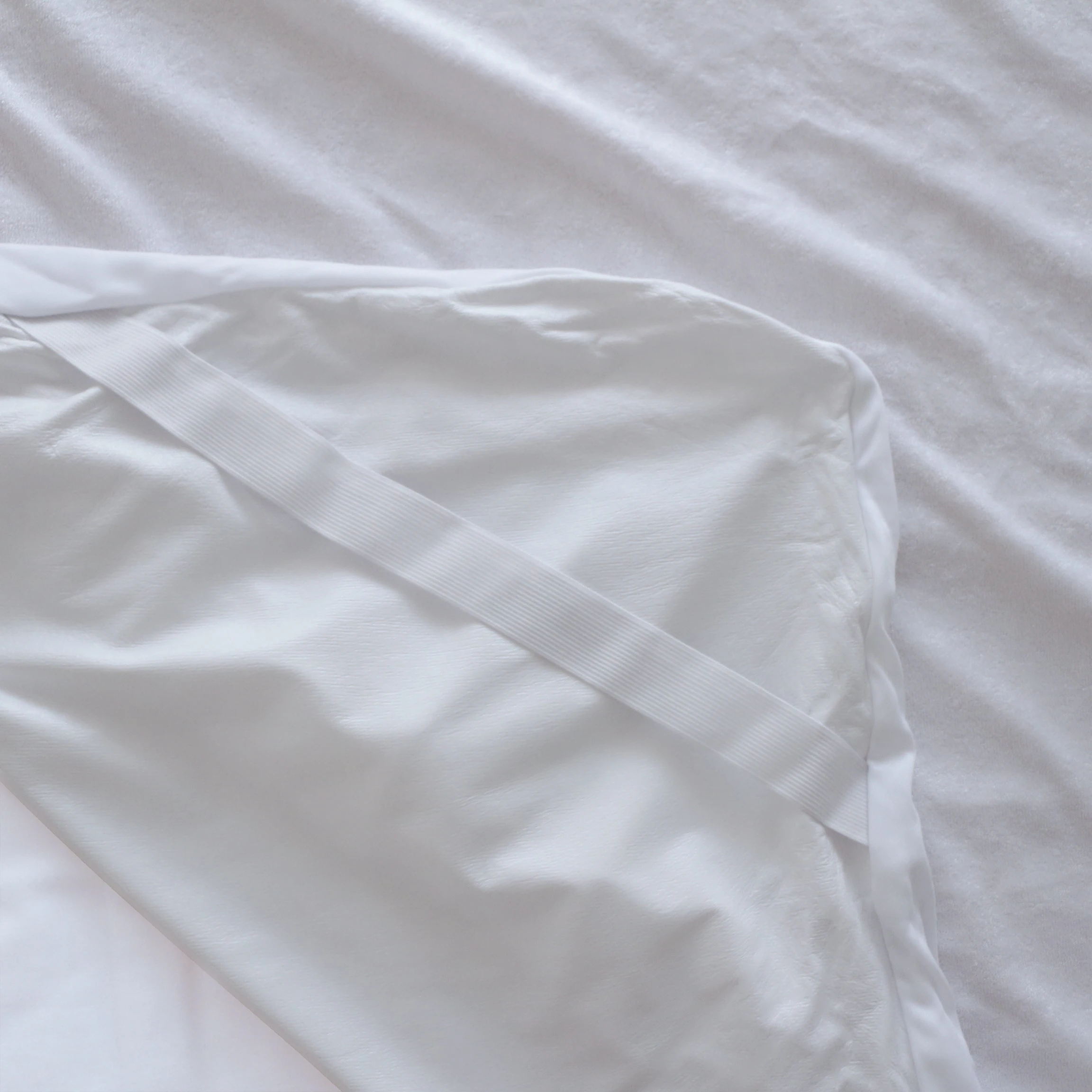 Anti Dust Bamboo Polyester Terry Knitted Fiber Fitted Sheet 100% Waterproof Bed Cover Mattress Protector